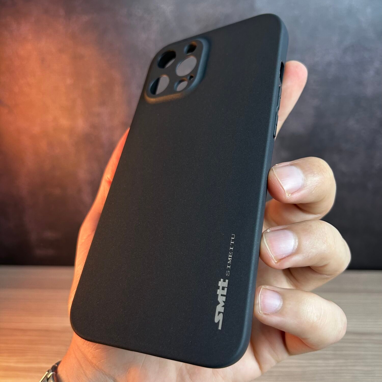 Photo 12-05-2026 2 54 32 PM iPhone 12 Pro - Coque en Silicone Noir Originale SIMEITU