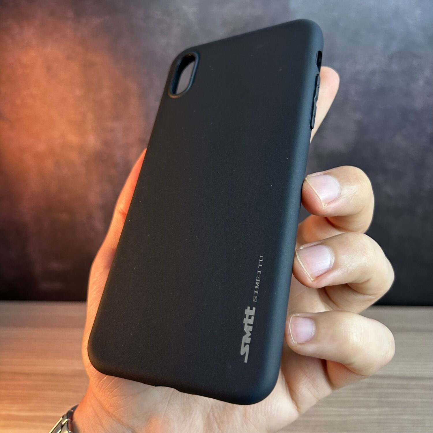 Photo 12-05-2026 2 56 21 PM iPhone XS Max - Coque en Silicone Noir Originale SIMEITU