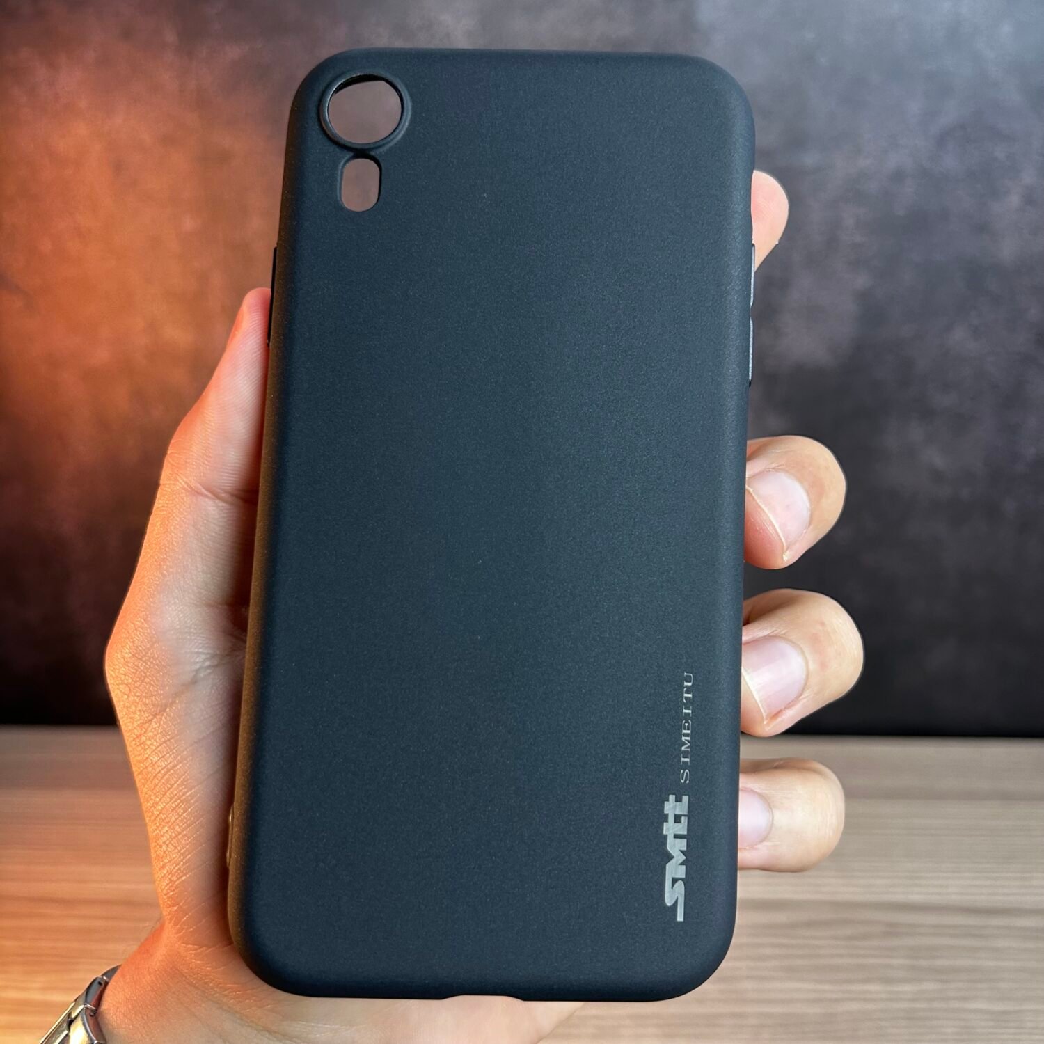 iPhone XR - Coque en Silicone Noir Originale SIMEITU