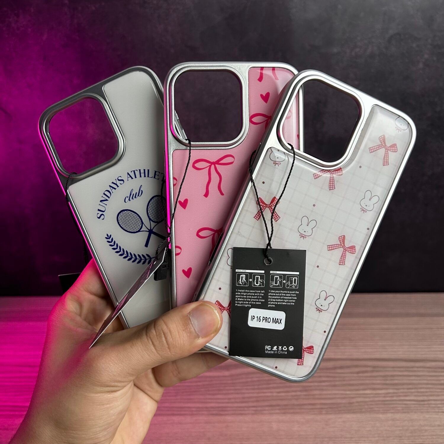 Photo 18-05-2026 5 49 48 PM iPhone 16 Pro Max - Coque En Silicone Premium à Bords Chromés
