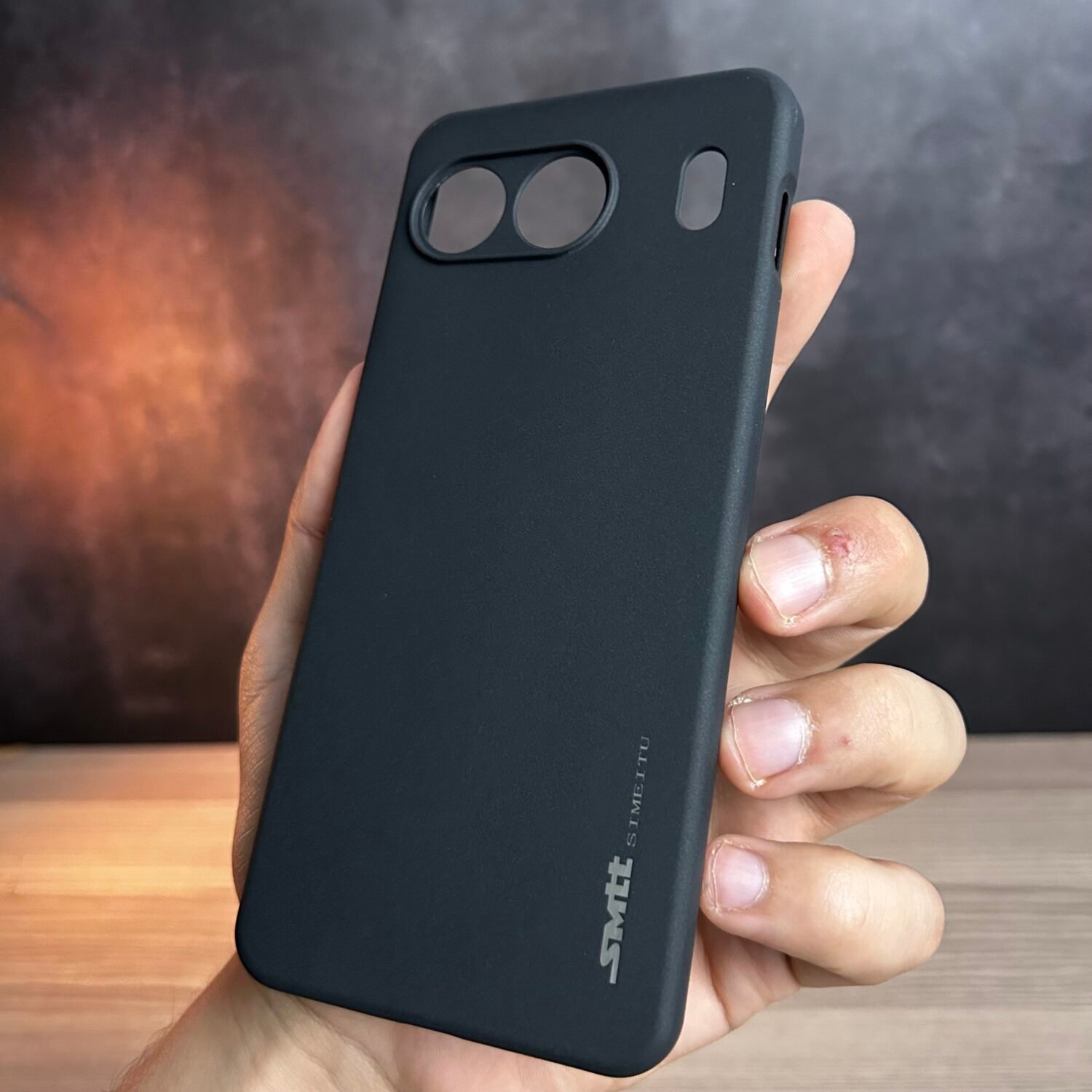 OnePlus Nord 4 - Coque en Silicone Noir Originale SIMEITU