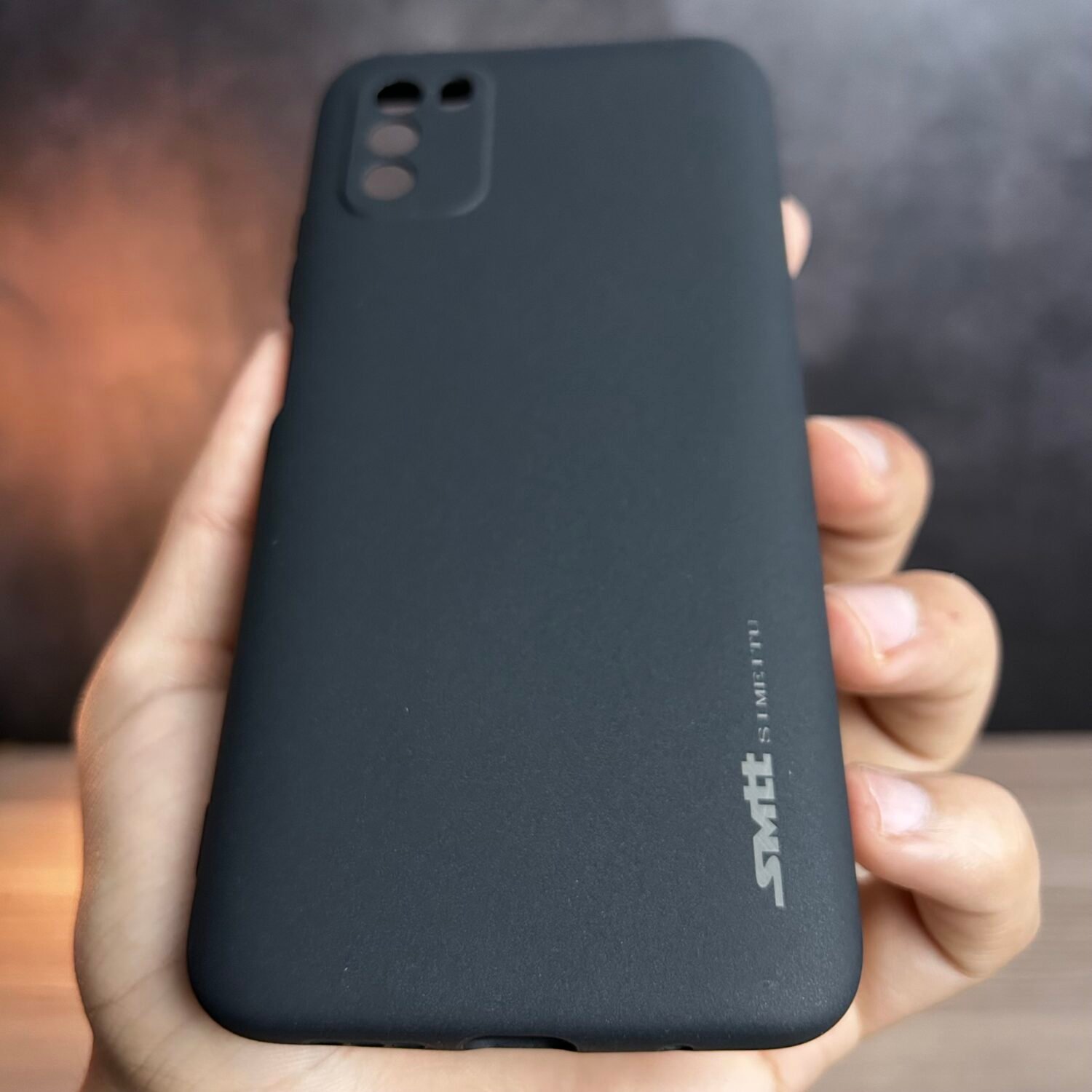Poco M3 - Coque en Silicone Noir Originale SIMEITU