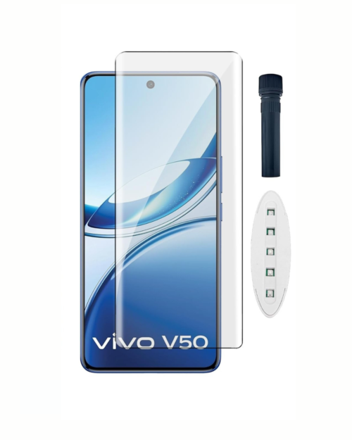 Untitled design (13) Vivo V50 - Protection d'écran En Verre ( UV Glass )