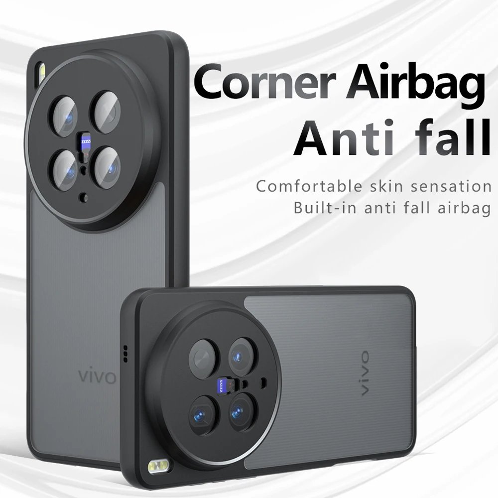 1 Vivo X200 Ultra - Coque Avec Dos Mat Fumé