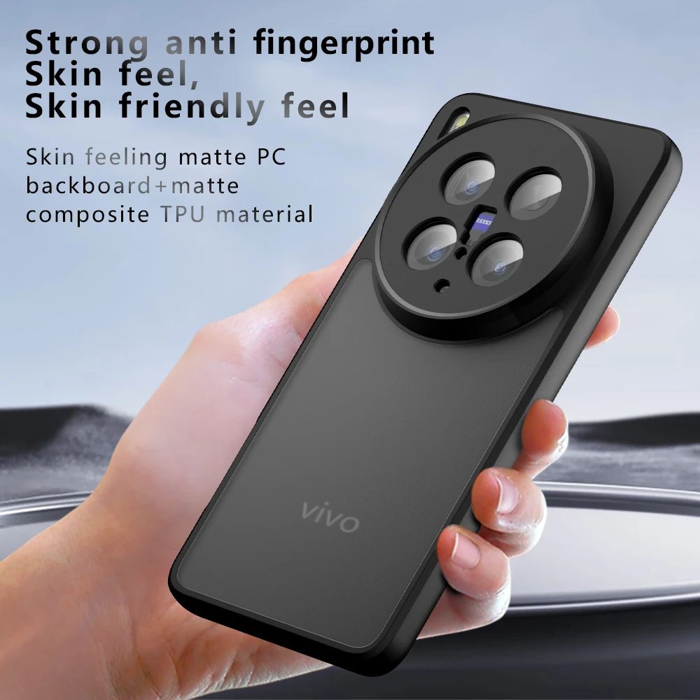 2 Vivo X200 Ultra - Coque Avec Dos Mat Fumé