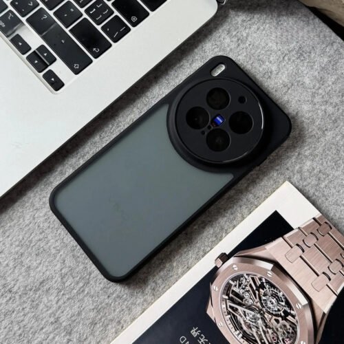 4 Vivo X300 Pro - Coque Avec Dos Mat Fumé