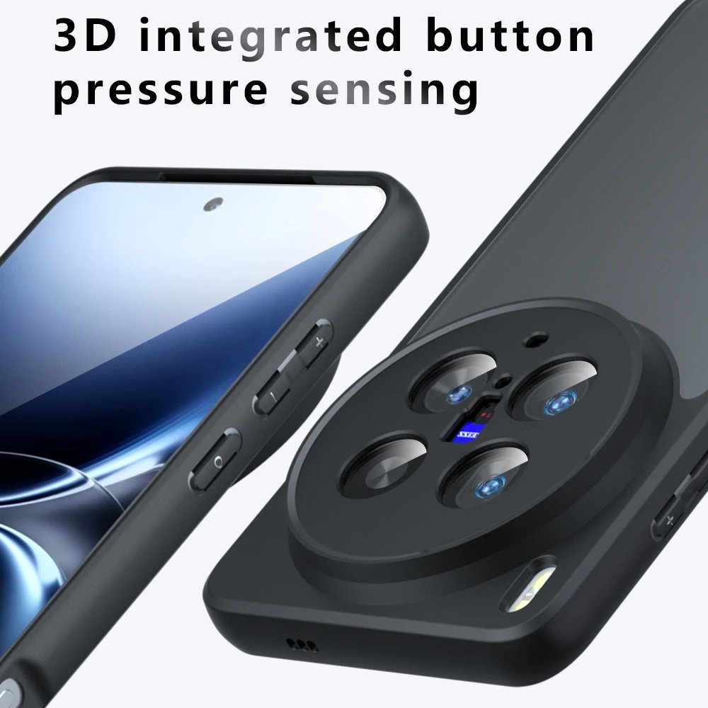 5 Vivo X200 Ultra - Coque Avec Dos Mat Fumé