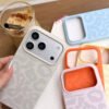 6 iPhone 17 Pro Max - Coque en Silicone Haut de Gamme Motif Léopard