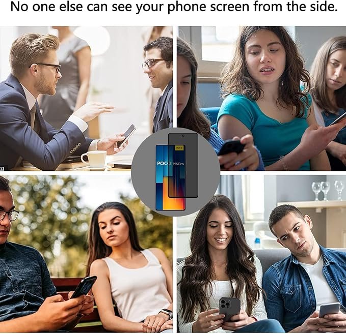 71GHPaJ9k+L._AC_SX679_ Poco M6 Pro 4G – Protection d’Ecran Anti-Espion En Verre ( Privacy Glass )