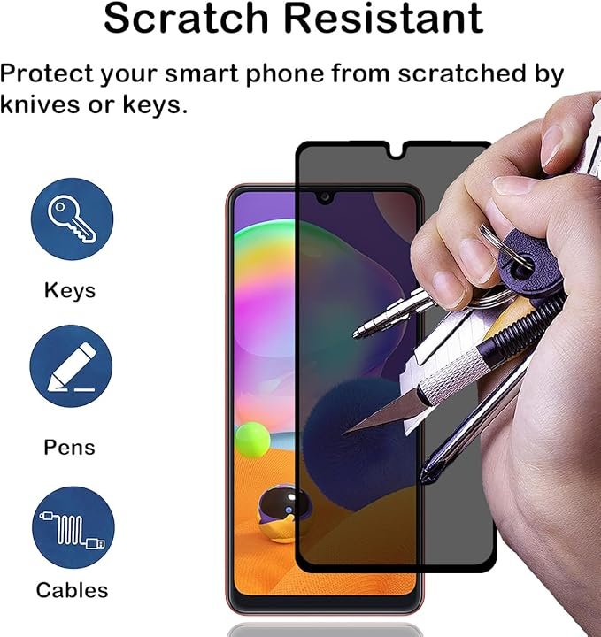 Galaxy A31 5G - Protection d’Ecran Anti-Espion En Verre ( Privacy Glass )