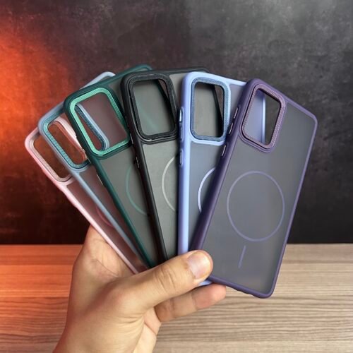 Photo 25-05-2026 4 06 18 PM Galaxy M55 | M55S | F55 | C55 - Coque Transparente en Silicone Fumé Avec Bordures Mates