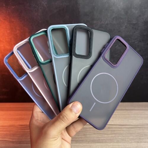 Galaxy A17 | Galaxy F17 | Galaxy M17 - Coque Transparente en Silicone Fumé Avec Bordures Mates