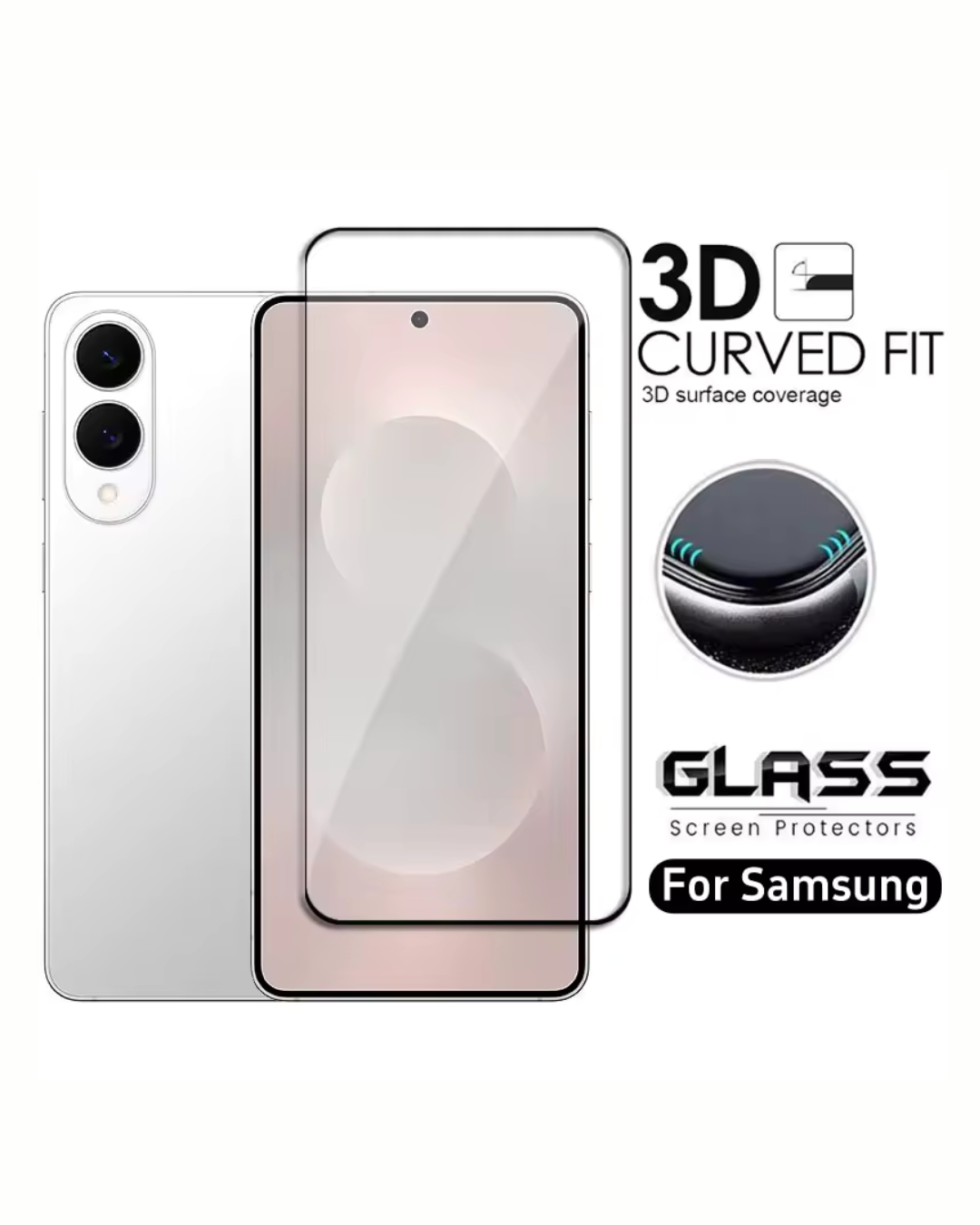 Untitled design (29) Galaxy S25 Edge - Protection d'écran En Verre Trempé ( Glass )