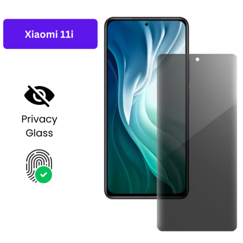 Xiaomi 11i – Protection d’Ecran Anti-Espion En Verre ( Privacy Glass )