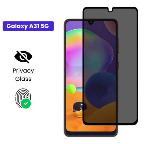 Galaxy A31 5G - Protection d’Ecran Anti-Espion En Verre ( Privacy Glass )