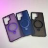 IMG_8848 Galaxy S26 Ultra - Coque Magnétique Dos Mat Fumé avec Support