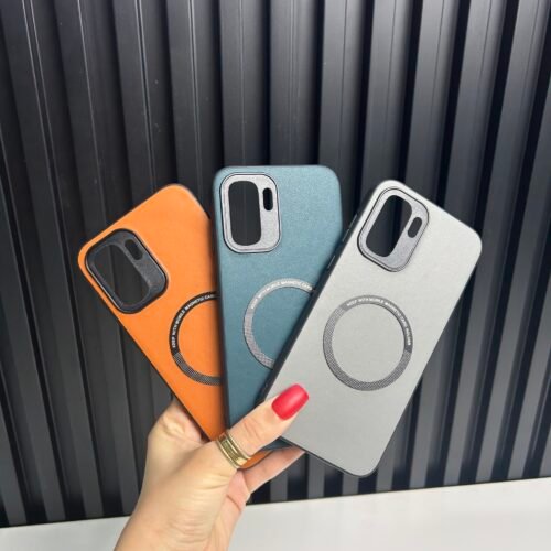 OnePlus Ace 6 Ultra - Coque Haut De Gamme Magnétique En Cuir PU Avec Bordure Noir