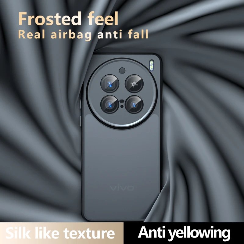 Vivo X200 Pro - Coque Avec Dos Mat Fumé
