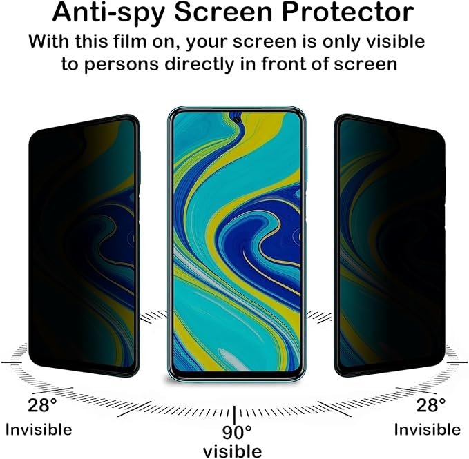 71lF7pdeIDL._AC_SX679_ Redmi Note 9S | Redmi Note 9 Pro – Protection d’Ecran Anti-Espion En Verre ( Privacy Glass )