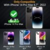 81y88tU5uSL._AC_SX679_ iPhone 14 Pro Max – Protection d’Ecran Anti-Espion En Verre ( Privacy Glass )