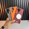 IMG_0337-2 Galaxy S23 Ultra - Coque Magnétique Originale Becation avec Support Rotatif 360° et dos en Cuir PU