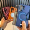 IMG_0454 - Copie Galaxy S26 Ultra - Coque Magnétique Originale Becation avec Support Rotatif 360° et dos en Cuir PU