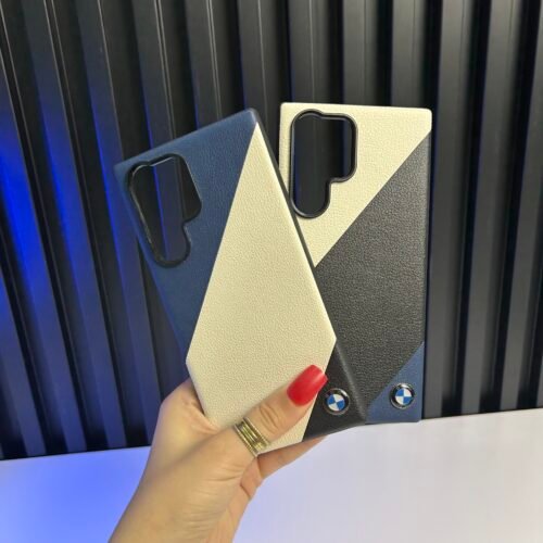 Galaxy S22 Ultra - Coque Magnétique Premium Tricolor Effet Cuir - Design Sport Auto