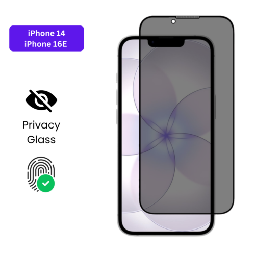 Vivo Y1S Vivo Y90 (12) iPhone 14 | 16E – Protection d’Ecran Anti-Espion En Verre ( Privacy Glass )