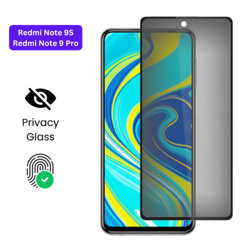 Redmi Note 9S | Redmi Note 9 Pro – Protection d’Ecran Anti-Espion En Verre ( Privacy Glass )