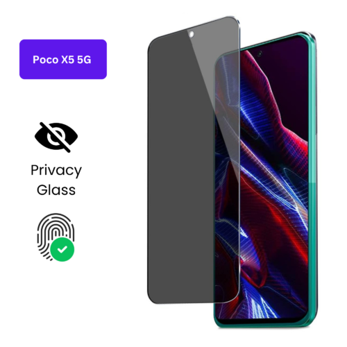 Vivo Y1S Vivo Y90 (18) Poco X5 5G – Protection d’Ecran Anti-Espion En Verre ( Privacy Glass )
