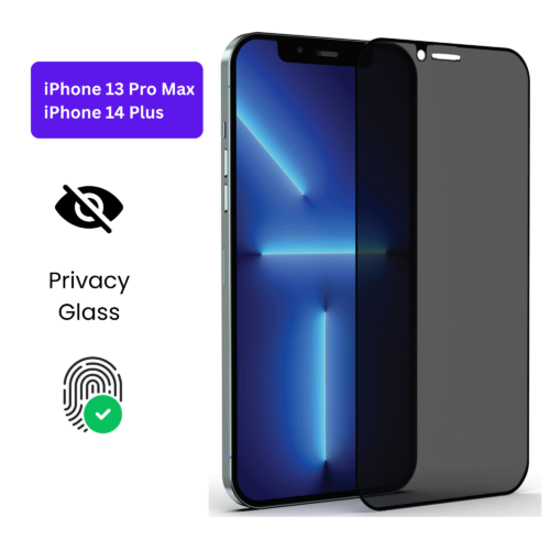 iPhone 13 Pro Max | 14 Plus – Protection d’Ecran Anti-Espion En Verre ( Privacy Glass )