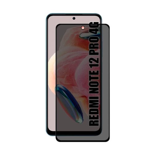 Redmi Note 12 Pro 4G – Protection d’Ecran Anti-Espion En Verre ( Privacy Glass )