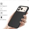 611MYUuP+JL._AC_UF1000,1000_QL80_ Honor 600 Pro - Coque en Silicone Noir Originale SIMEITU