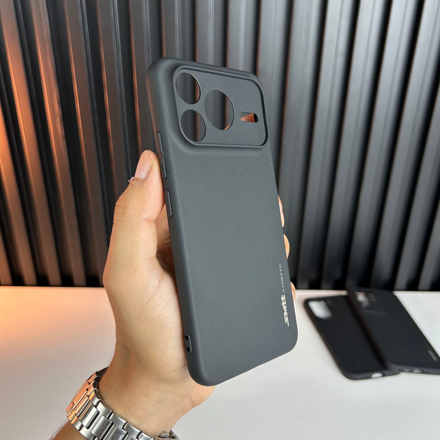 IMG_0602 Honor Power 2 - Coque en Silicone Noir Originale SIMEITU