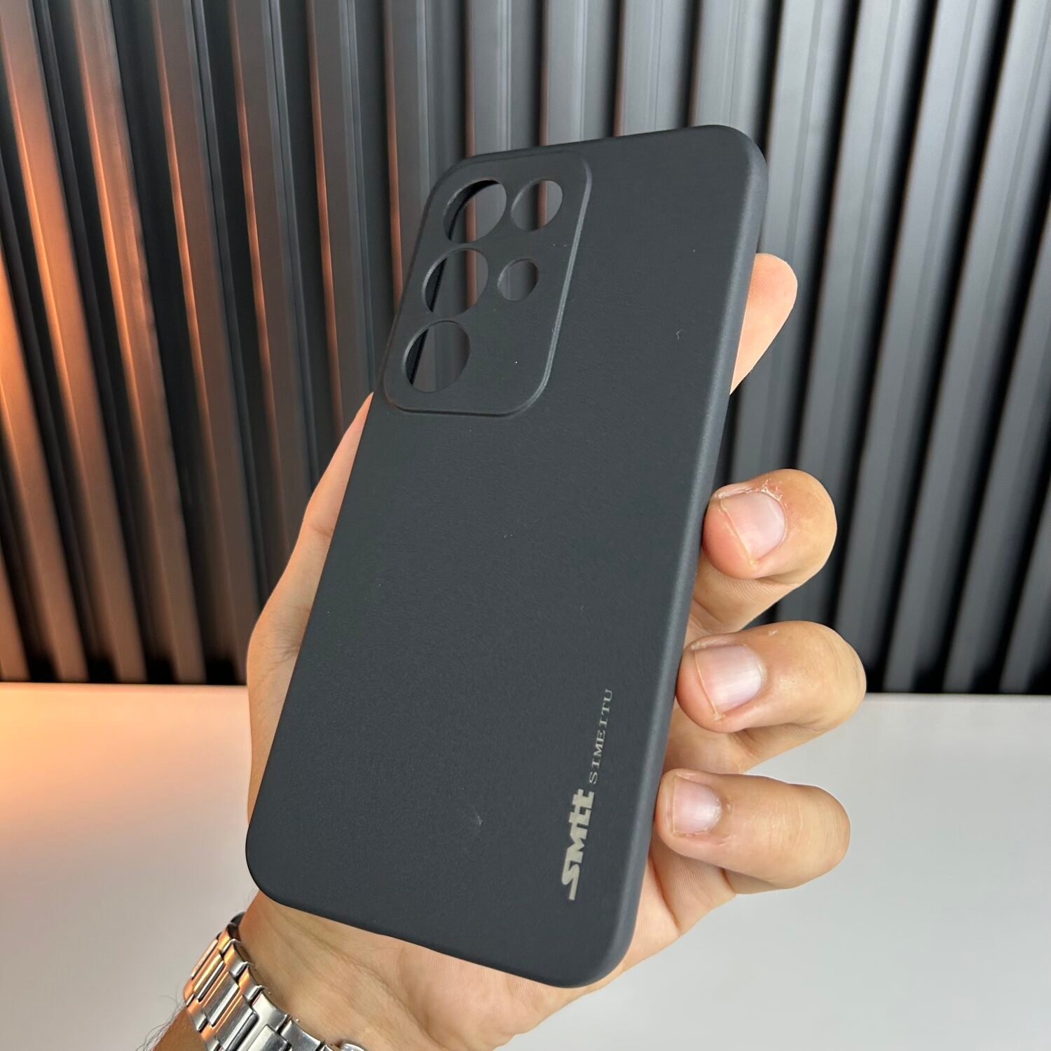 Realme C85 Pro - Coque en Silicone Noir Originale SIMEITU
