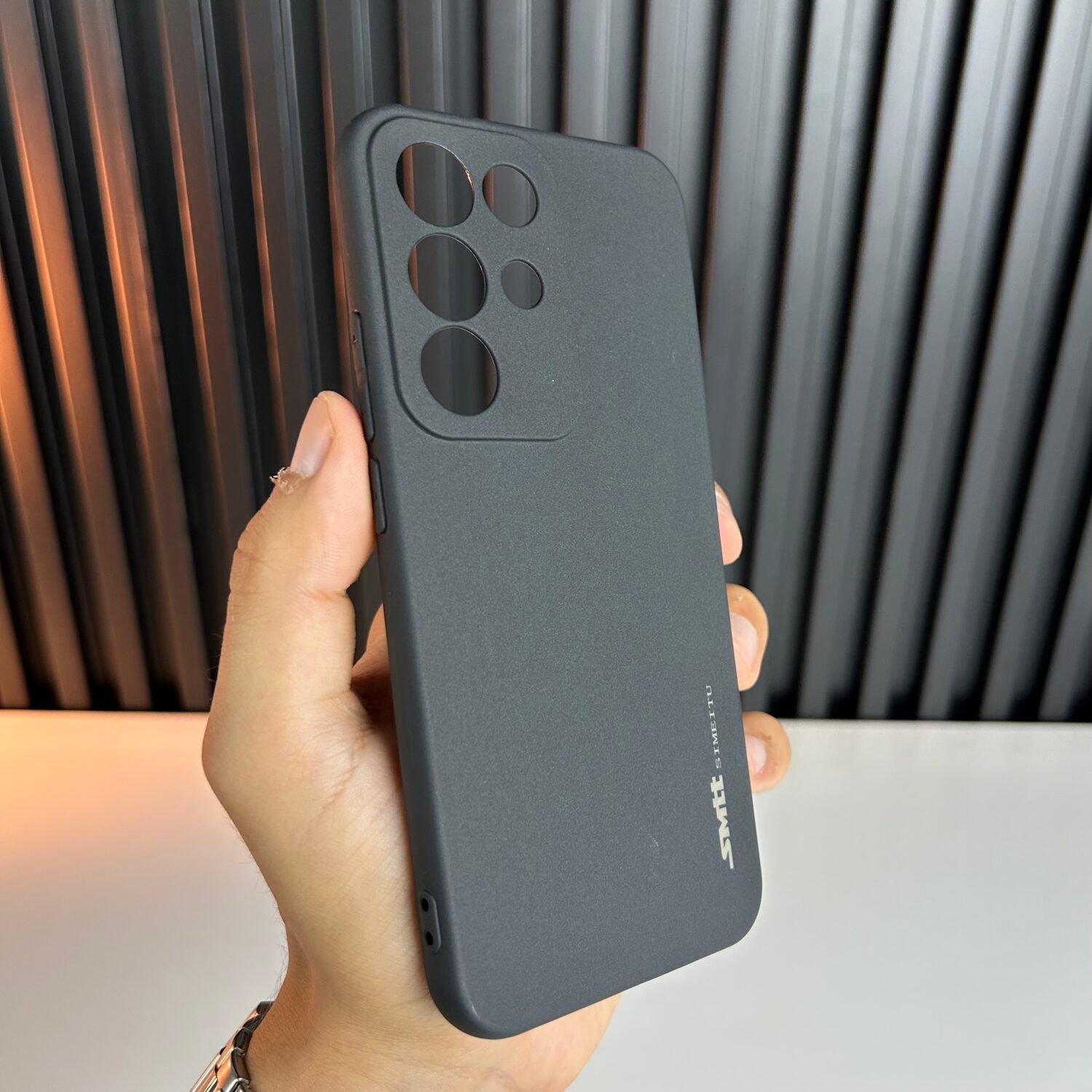 Realme C85 Pro - Coque en Silicone Noir Originale SIMEITU