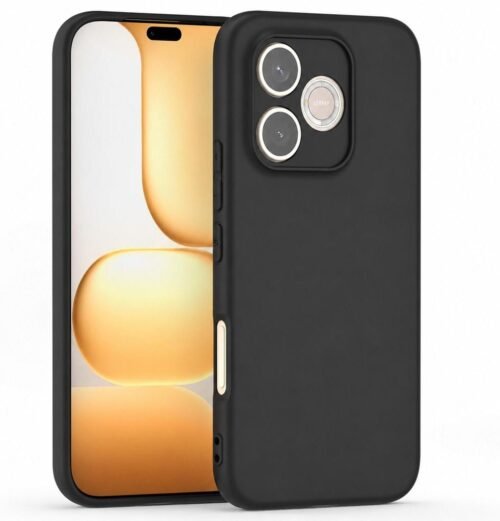 Honor 600 Lite - Coque en Silicone Noir Originale SIMEITU