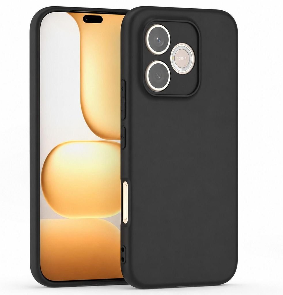 Honor 600 Lite - Coque en Silicone Noir Originale SIMEITU