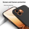 Honor 600 - Coque en Silicone Noir Originale SIMEITU