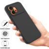 Honor 600 - Coque en Silicone Noir Originale SIMEITU
