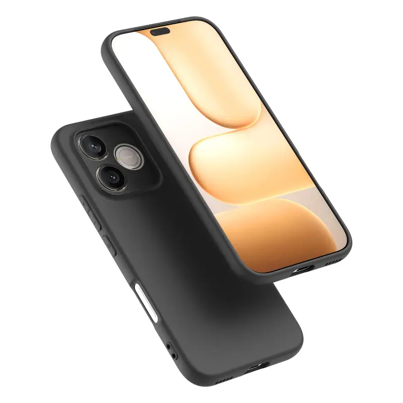 Honor 600 Lite - Coque en Silicone Noir Originale SIMEITU