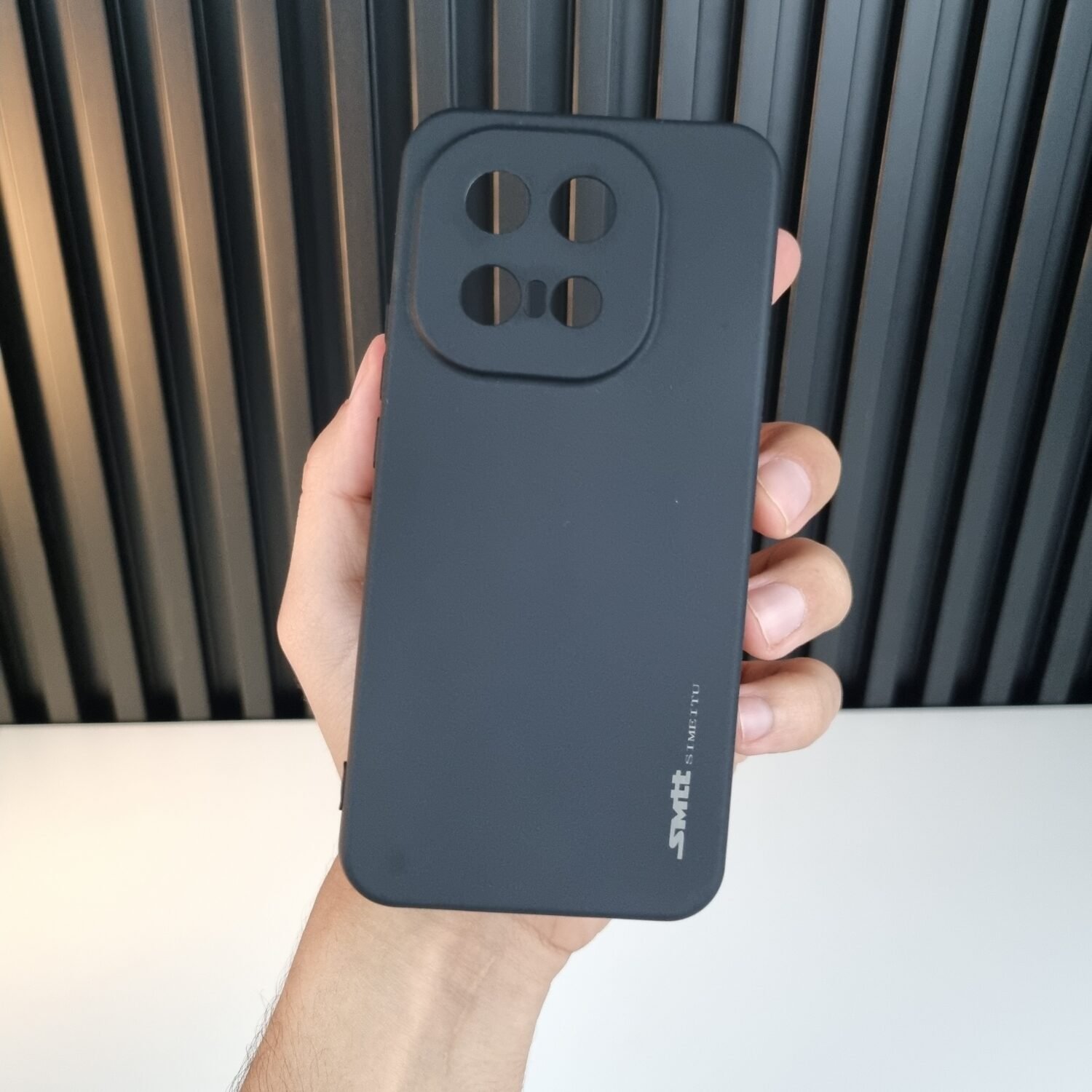 20261015_145857 Vivo IQOO 15 - Coque en Silicone Noir Originale SIMEITU