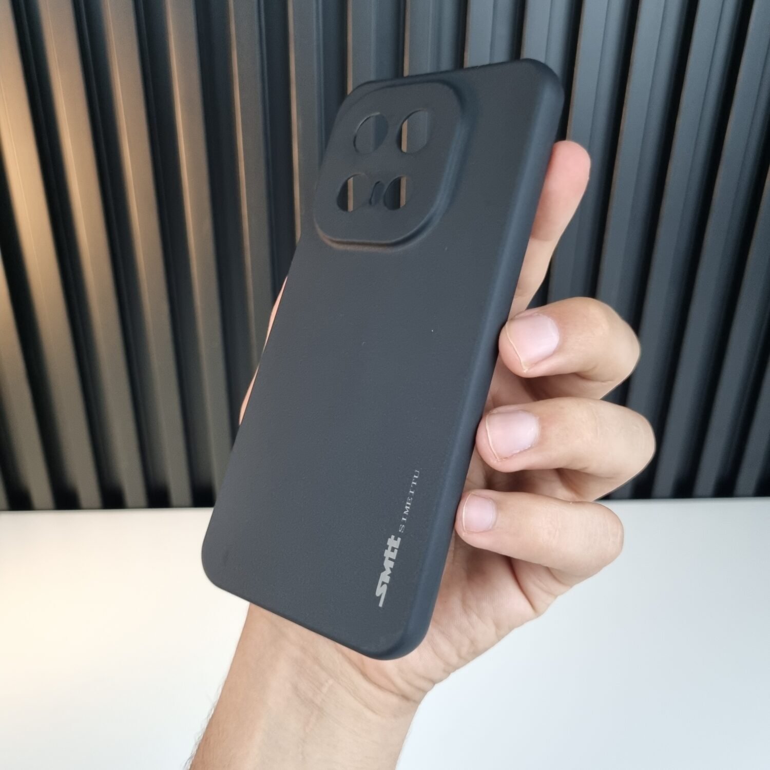 20261015_145900 Vivo IQOO 15 - Coque en Silicone Noir Originale SIMEITU